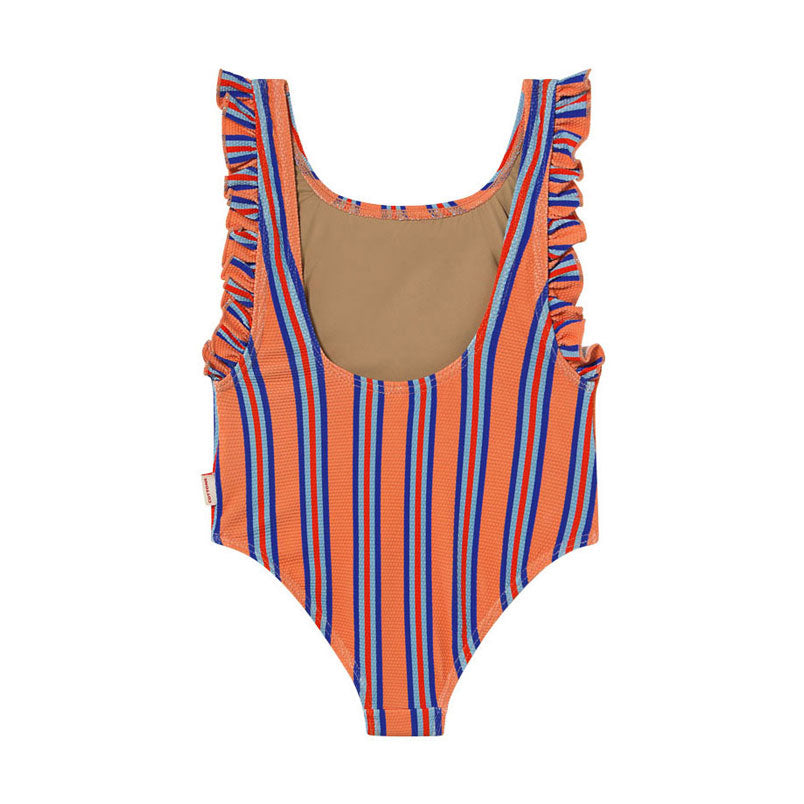 Tiny Cottons Papaya Stripe Swimsuit