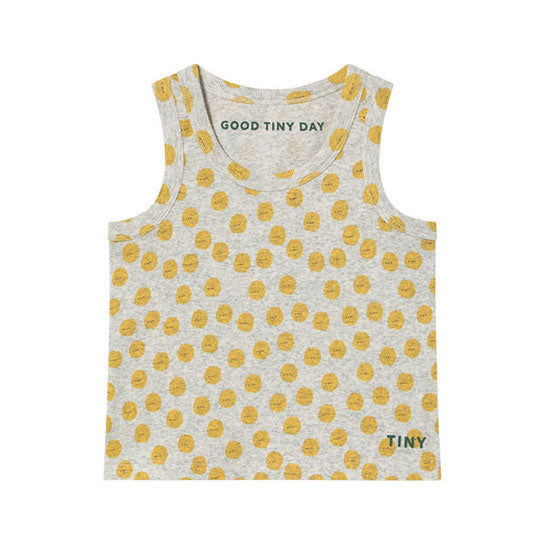 Tiny Cottons Light Grey Heather Sun Tank Top