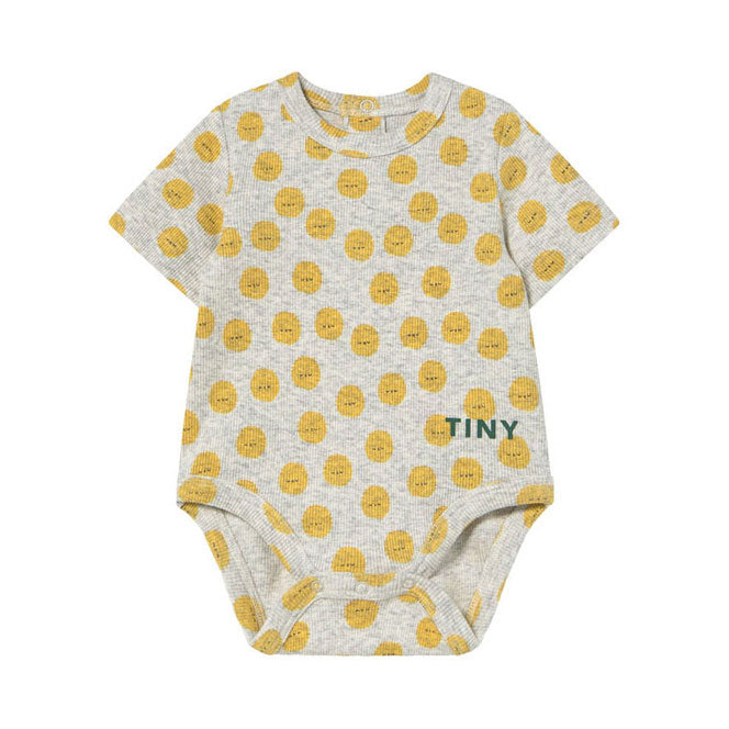 Tiny Cottons Light Grey Heather Sun Bodysuit