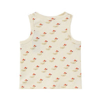 Tiny Cottons Off White Duck Tank Top