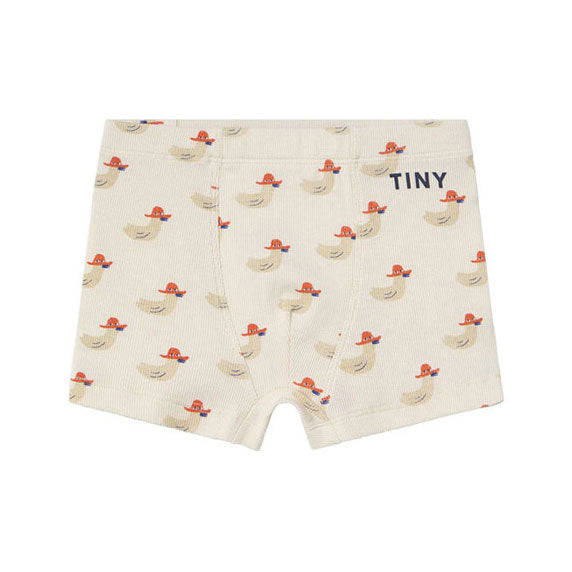 Tiny Cottons Off White Duck Tank Boxers