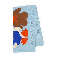 Tiny Cottons Dusty Blue Sun Tales Towel