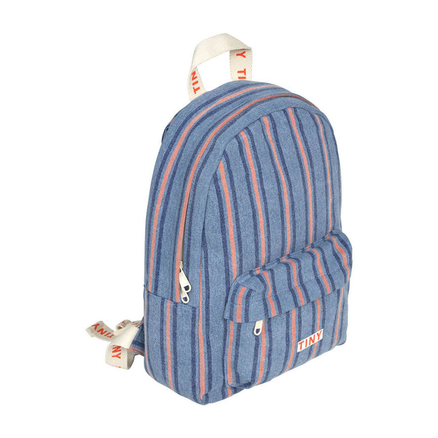 Tiny Cottons Denim Stripe Backpack