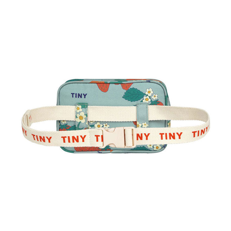Tiny Cottons Warm Grey Strawberries Fanny Bag