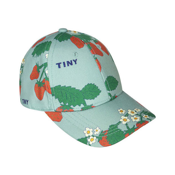 Tiny Cottons Warm Grey Strawberries Cap