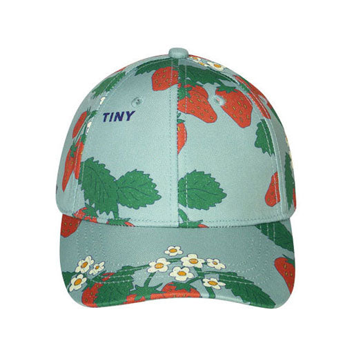 Tiny Cottons Warm Grey Strawberries Cap
