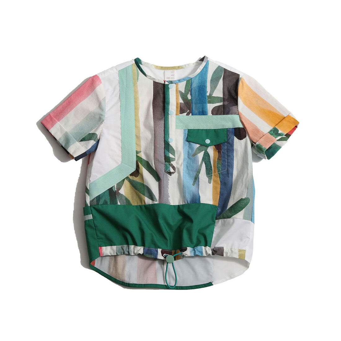 Tia Cibani Rainbow Safari Henley T-Shirt