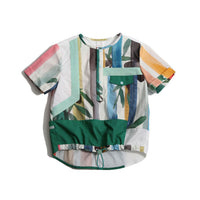 Tia Cibani Rainbow Safari Henley T-Shirt