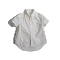 Tia Cibani Sugar Nikos Scalloped Snap Shirt