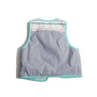 Tia Cibani Aegean Tobias Padded Patchwork Vest