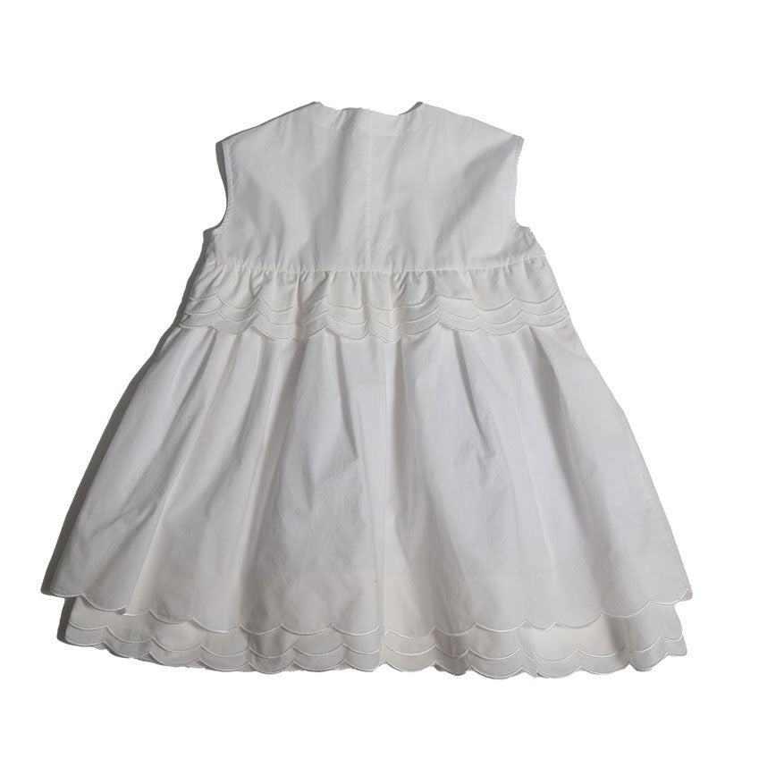 Tia Cibani Sugar Laurel Scalloped Shirt Dress