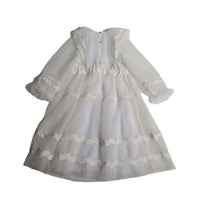 Tia Cibani Sugar Toula Pleated Cape Gown