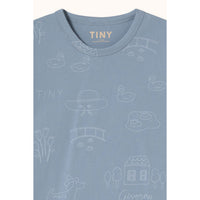 Tiny Cottons Grey Tiny Giverny Knitted Tee