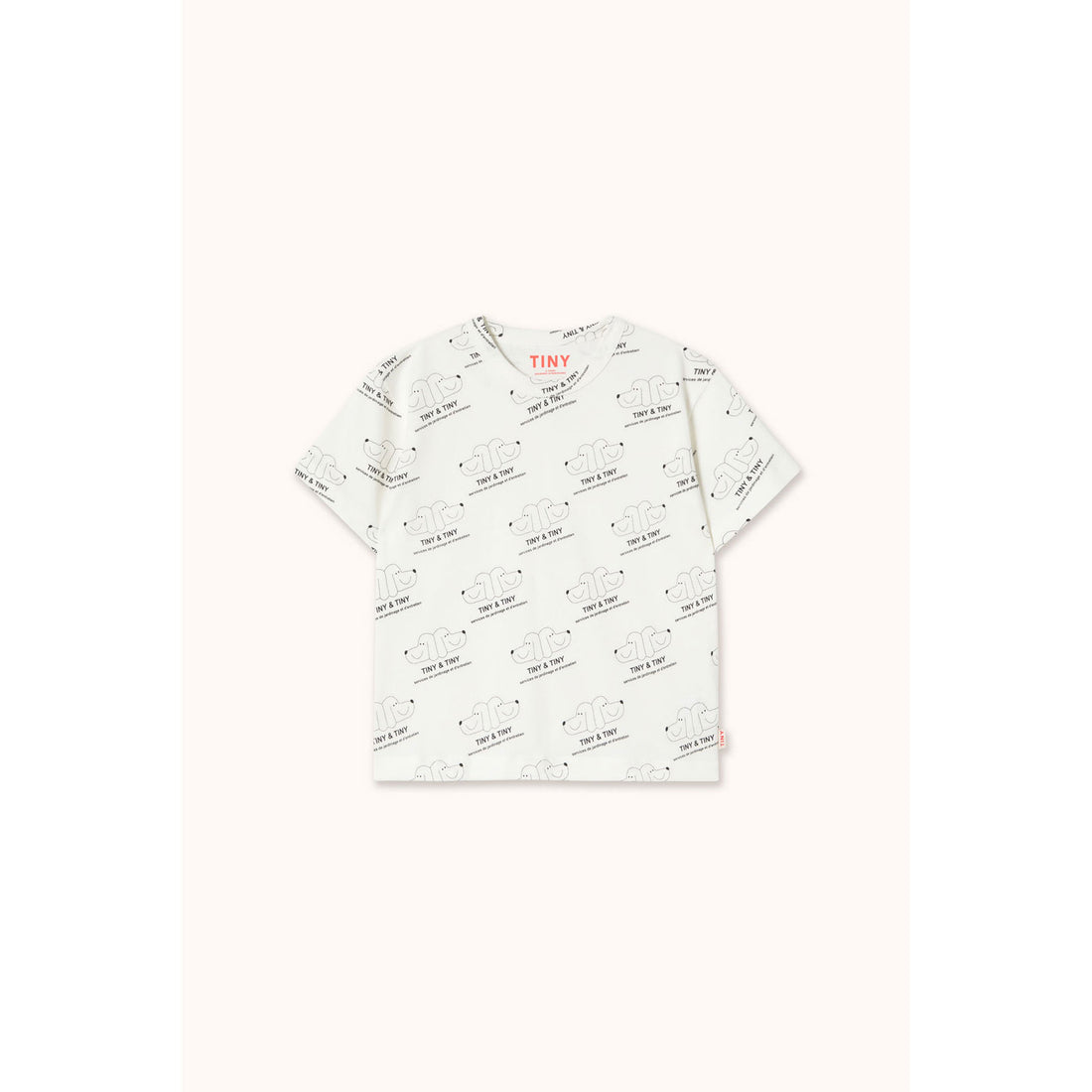 Tiny Cottons Off-White Tiny & Tiny Knitted Tee