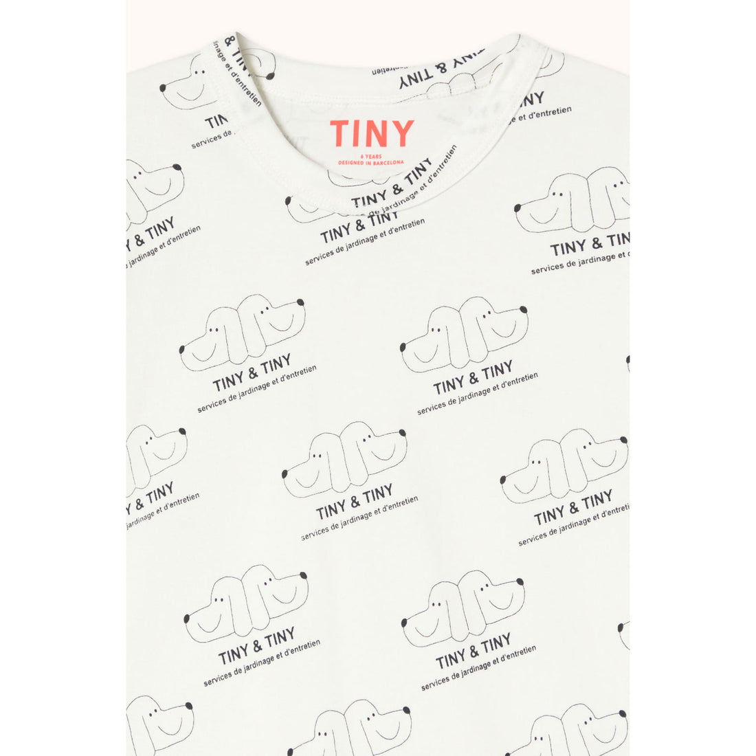 Tiny Cottons Off-White Tiny & Tiny Knitted Tee