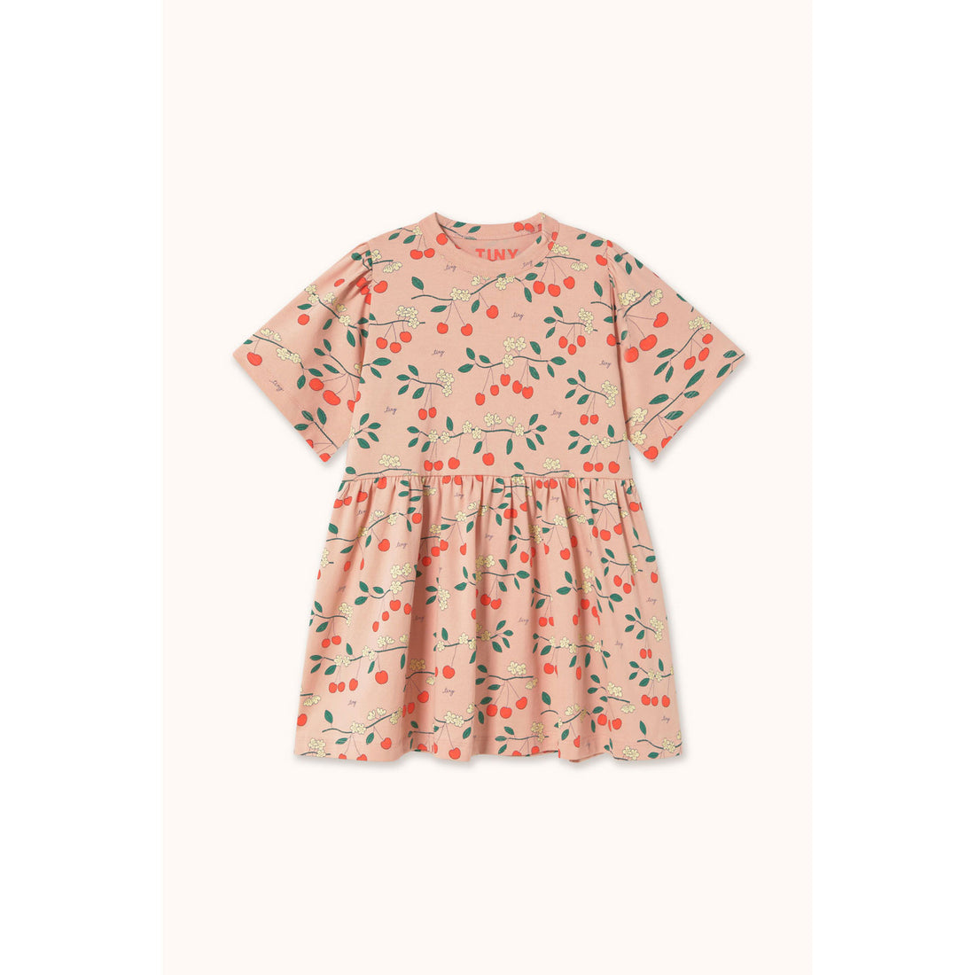 Tiny Cottons Wild Rose Cherry Trees Dress