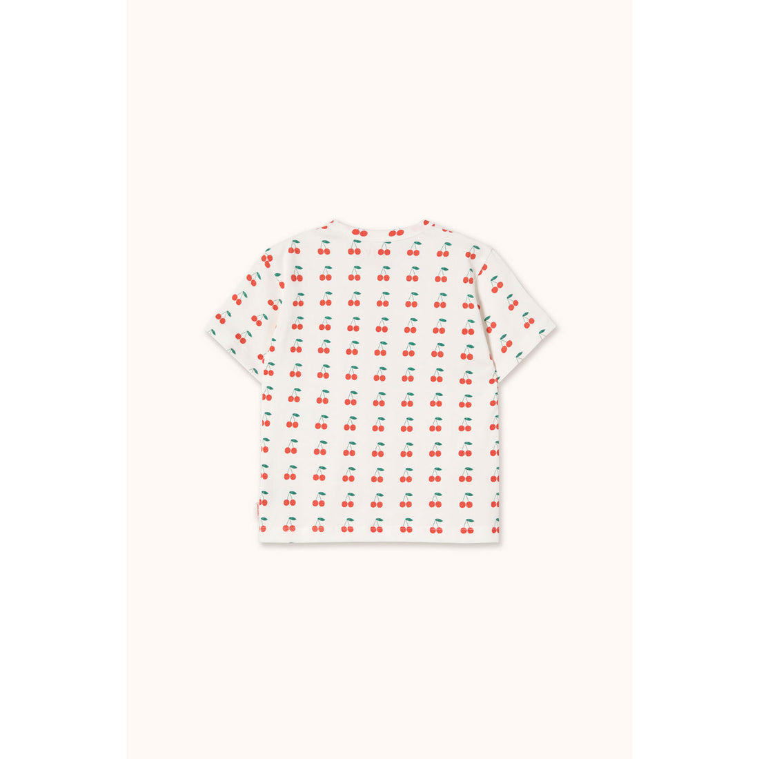 Tiny Cottons Off-White Cherries Knitted Tee