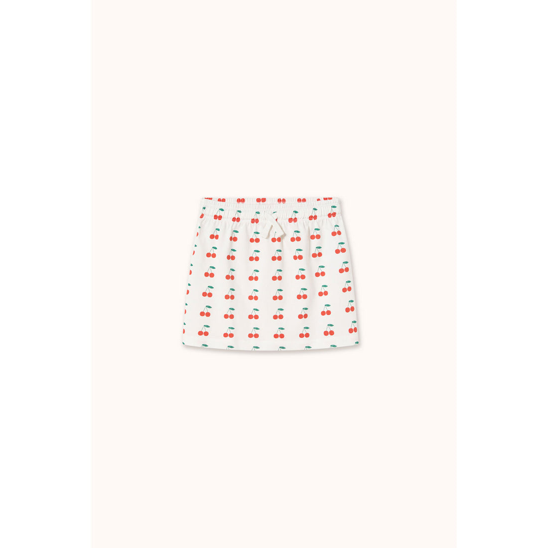 Tiny Cottons Off-White Cherries Skirt