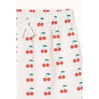 Tiny Cottons Off-White Cherries Skirt