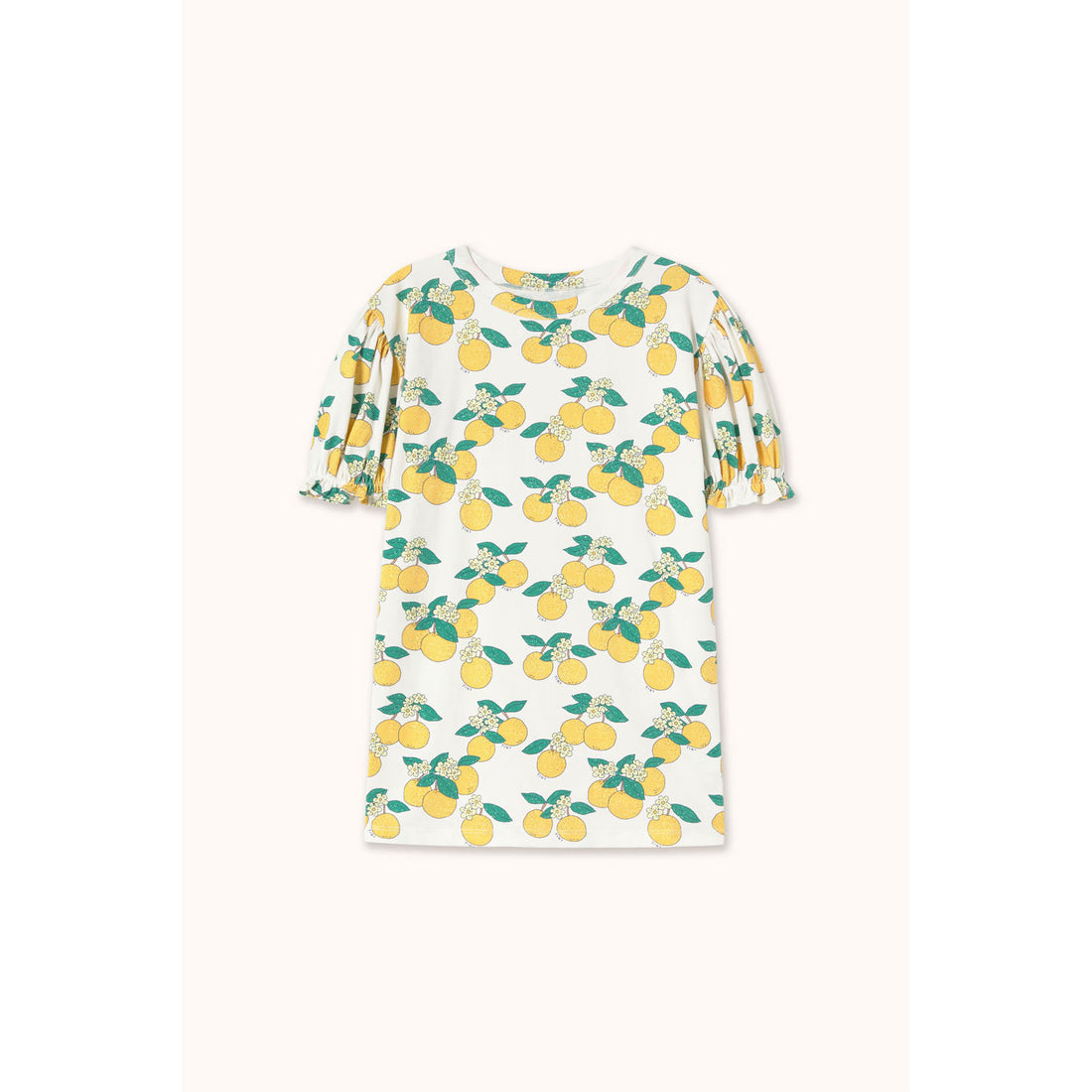 Tiny Cottons Off-White Oranges Dress