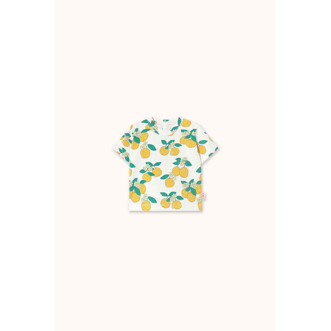 Tiny Cottons Off-White Oranges Knitted Baby Tee