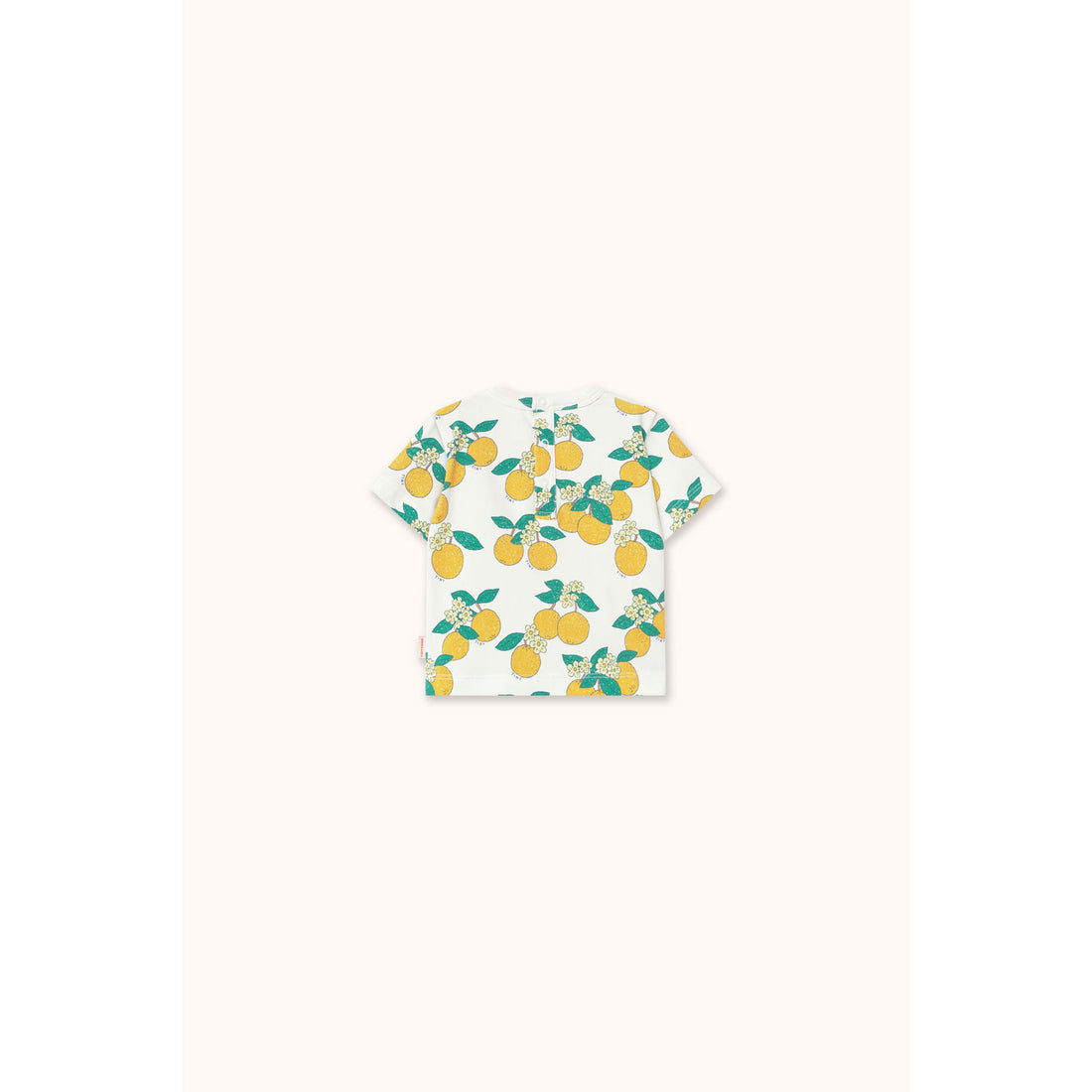 Tiny Cottons Off-White Oranges Knitted Baby Tee