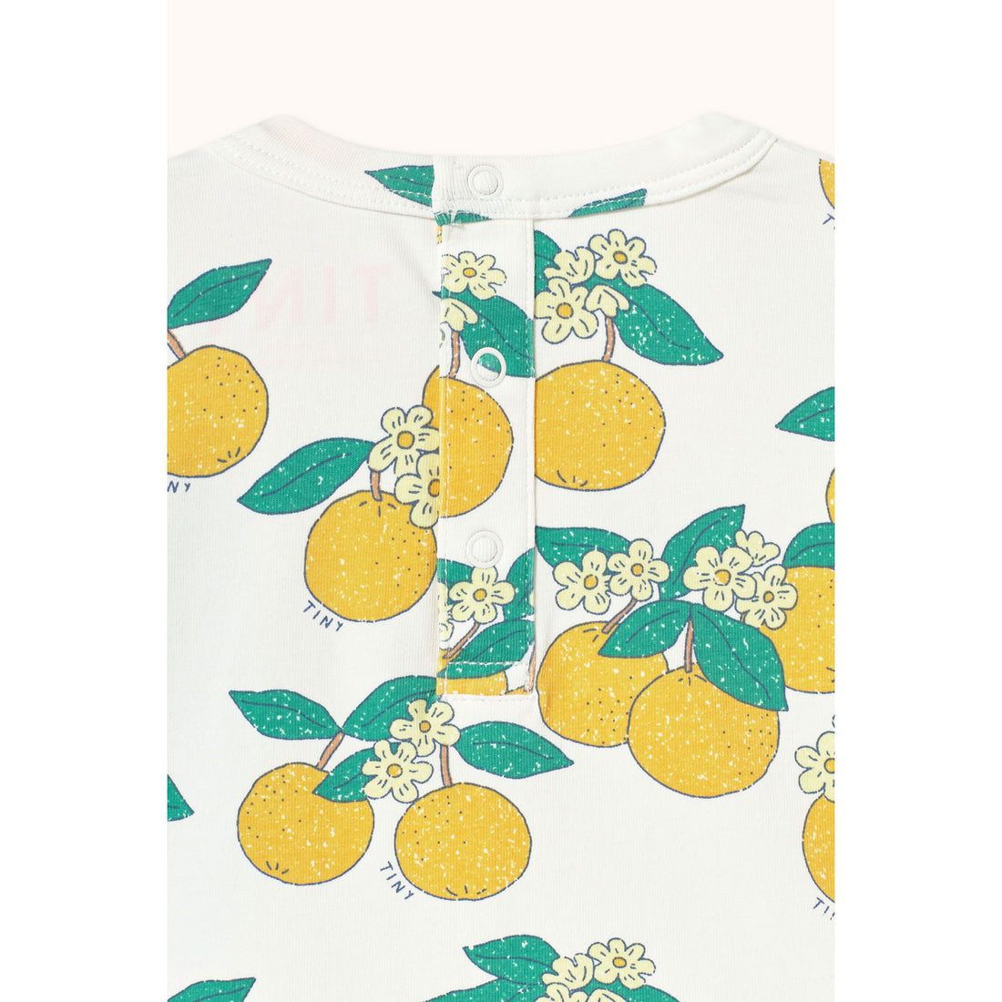 Tiny Cottons Off-White Oranges Knitted Baby Tee