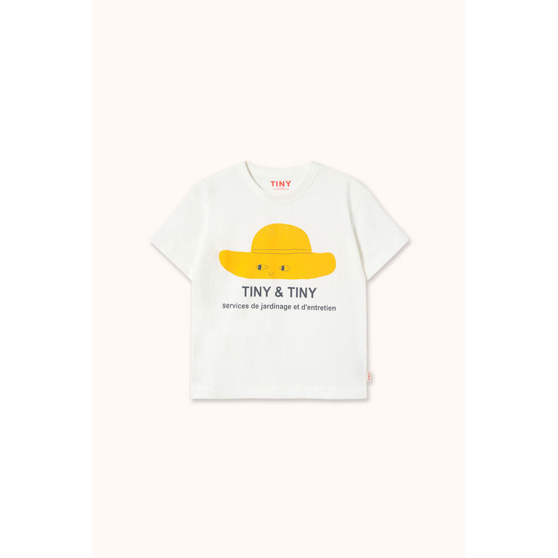Tiny Cottons Off-White Tiny Hat Graphic Tee