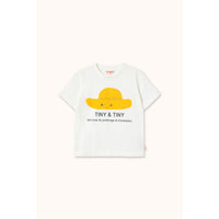 Tiny Cottons Off-White Tiny Hat Graphic Tee