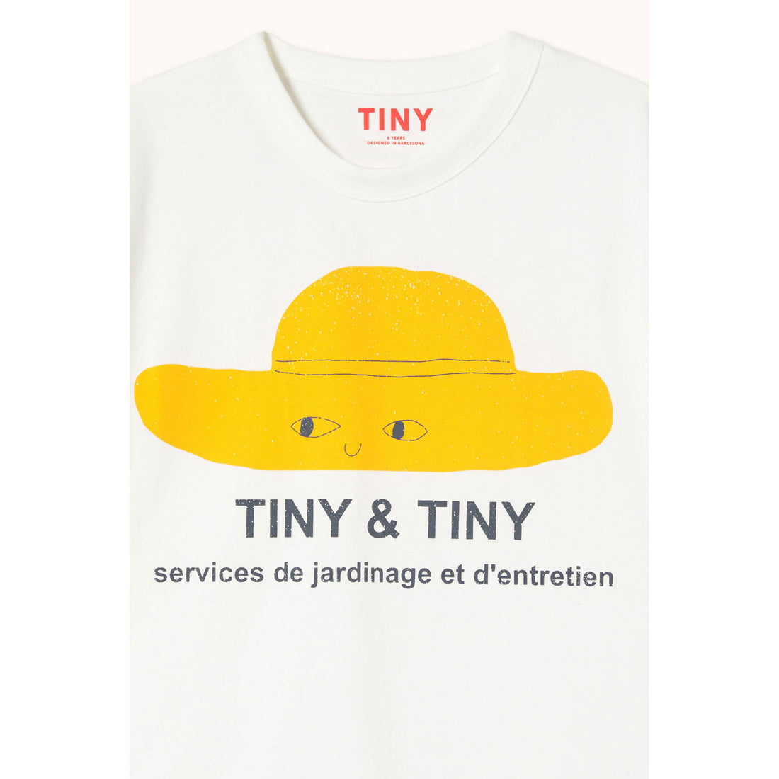 Tiny Cottons Off-White Tiny Hat Graphic Tee