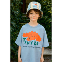 Tiny Cottons Grey Red Dog Graphic Tee