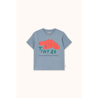 Tiny Cottons Grey Red Dog Graphic Tee