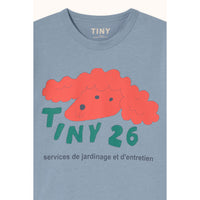 Tiny Cottons Grey Red Dog Graphic Tee