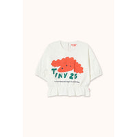 Tiny Cottons Off-White Red Dog Graphic Top