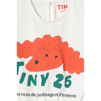 Tiny Cottons Off-White Red Dog Graphic Top