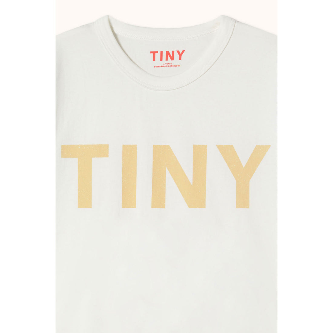 Tiny Cottons Off-White Stripes Logo Tee