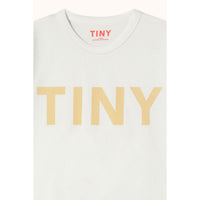 Tiny Cottons Off-White Stripes Logo Tee