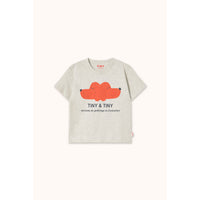 Tiny Cottons Cream Heather Tiny &Tiny Graphic Tee