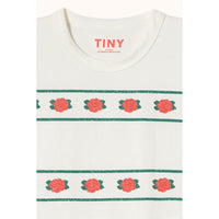 Tiny Cottons Off-White Roses Crop Tee