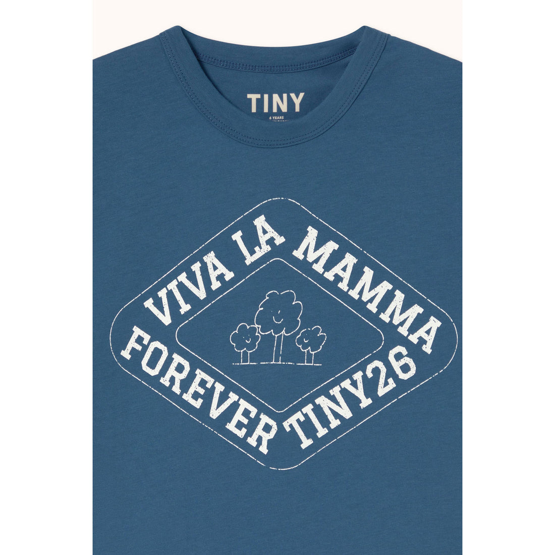 Tiny Cottons Light Navy Viva La Mamma Graphic Tee