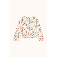 Tiny Cottons Off-White Tiny Roses Rib Jacket