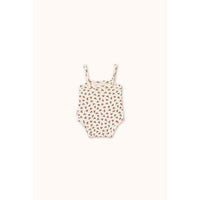 Tiny Cottons Off-White Tiny Roses Rib Bodysuit