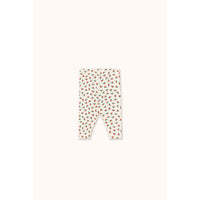 Tiny Cottons Off-White Tiny Roses Rib Baby Pant