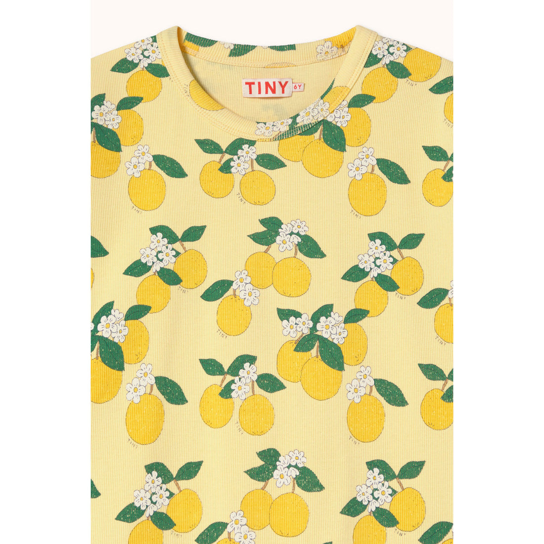 Tiny Cottons Mellow Yellow Oranges Rib Tee