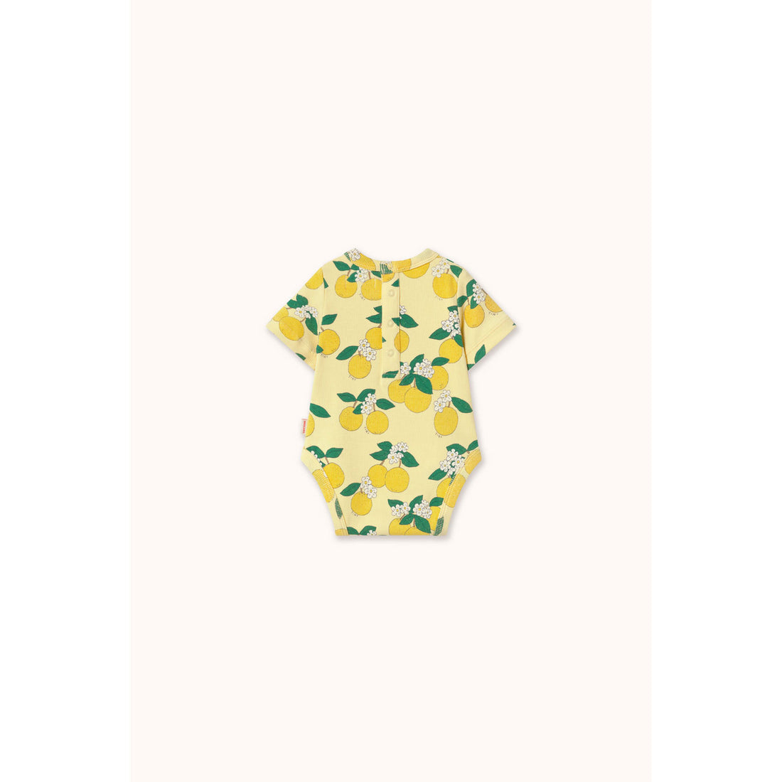 Tiny Cottons Mellow Yellow Oranges Rib Bodysuit