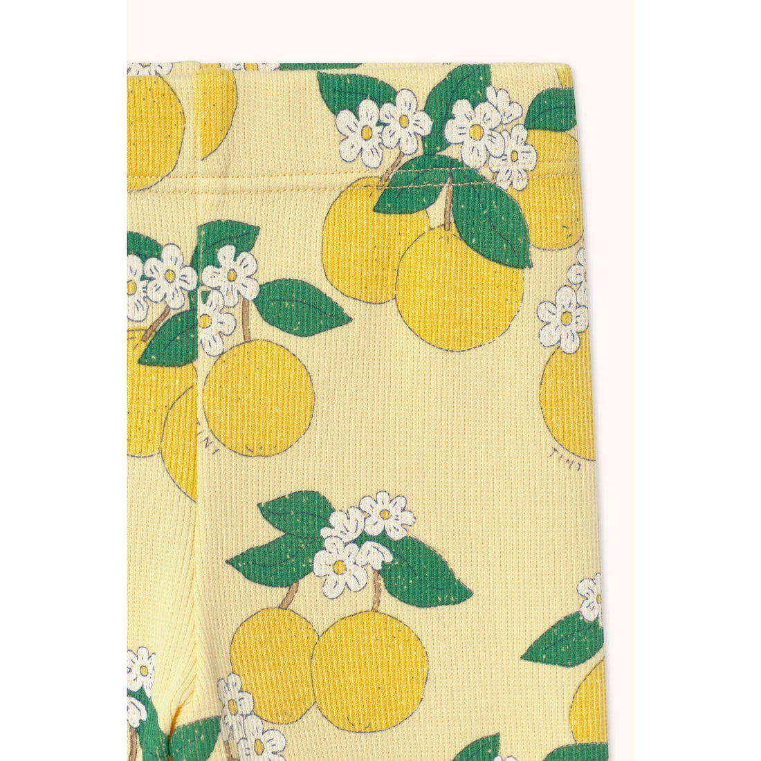 Tiny Cottons Mellow Yellow Oranges Rib Baby Pant