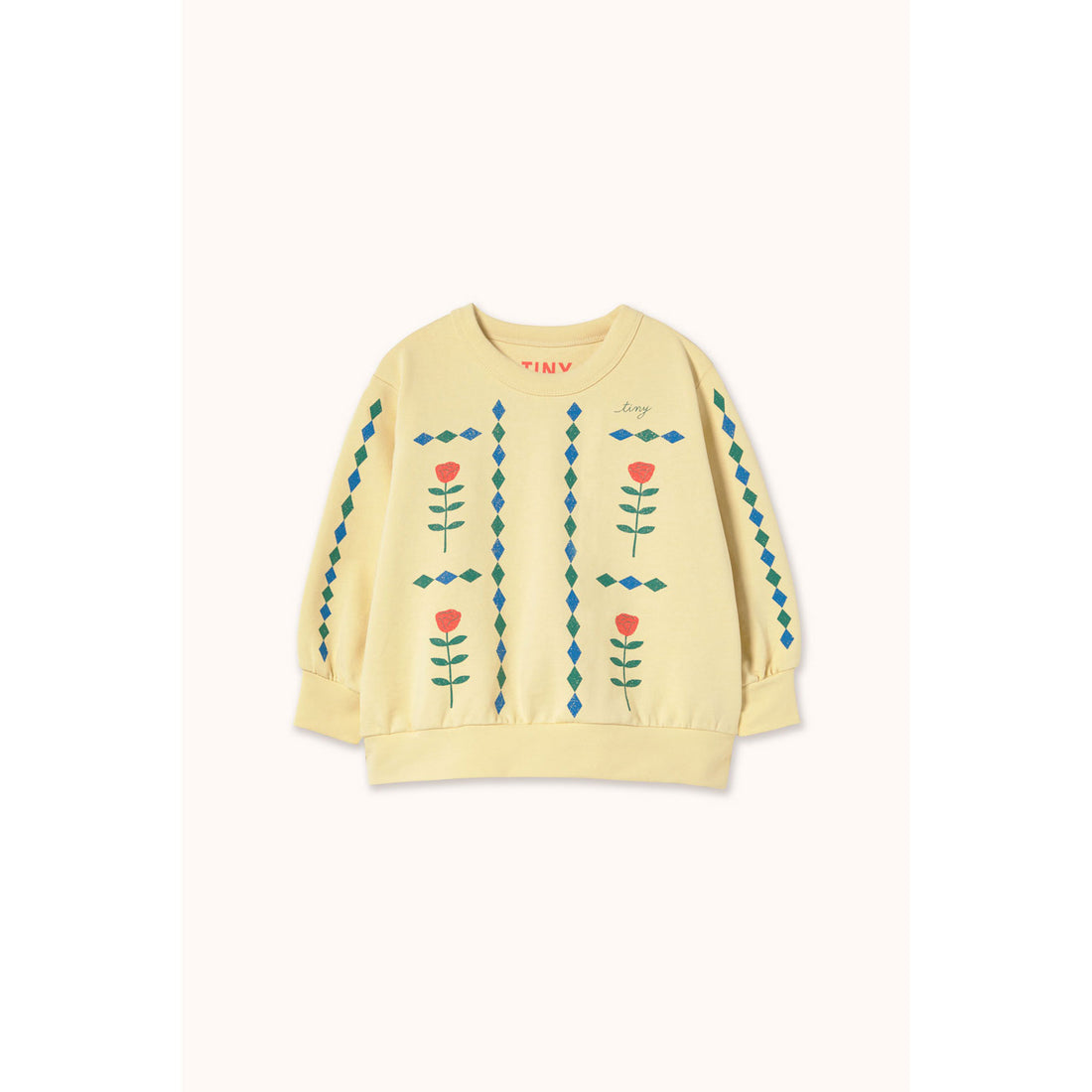 Tiny Cottons Dusty Yellow Graphic Sweatshirt