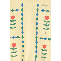 Tiny Cottons Dusty Yellow Graphic Sweatshirt