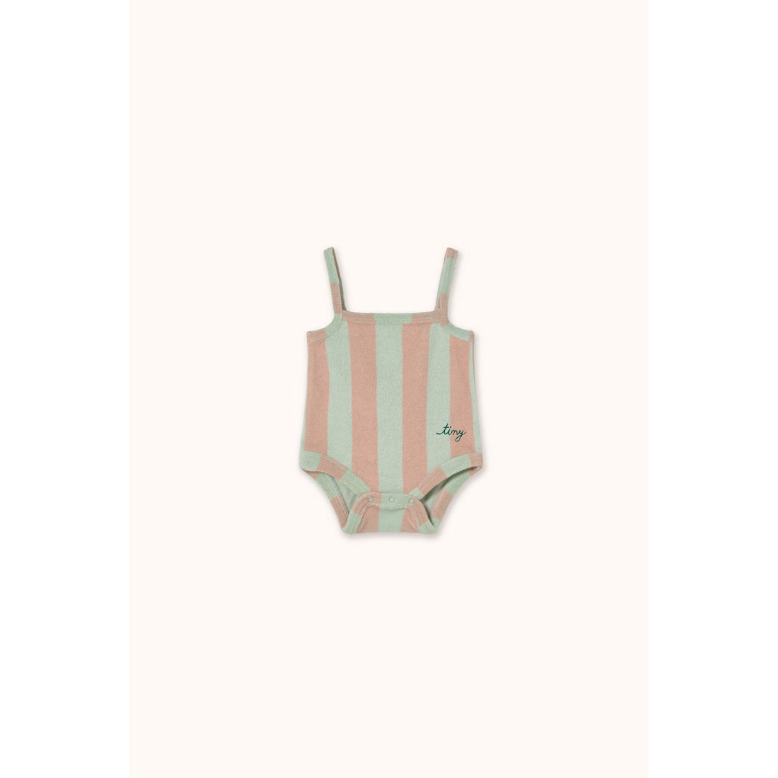 Tiny Cottons Wild Rose Stripes Bodysuit
