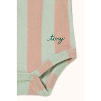 Tiny Cottons Wild Rose Stripes Bodysuit